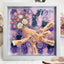 "Tulips & White Roses"-Personalized Mom Holding Hands Flower Shadow Box-Mother's Day Remembrance Frame, In Loving Memory Gift