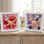 "Tulips & White Roses"-Personalized Mom Holding Hands Flower Shadow Box-Mother's Day Remembrance Frame, In Loving Memory Gift