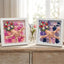 "Tulips, White Roses, and Carnations"-Personalized Mom Holding Hands Flower Shadow Box-Mother's Day Remembrance Frame, In Loving Memory Gift