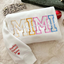 Custom Color Embroidered Nana Sweatshirt and Grandkids | Mother's Day Christmas Gifts for Mom