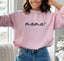 Personalized Mama Sweatshirt with Kid Names on Sleeve Mother's Day Gift