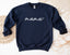 Personalized Mama Sweatshirt with Kid Names on Sleeve Mother's Day Gift