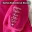 Custom Gigi Honey Name Chenille Yarn Embroidered Sweatshirt