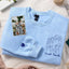 Custom Parent-Child Photo Outline Embroidered Sweatshirt - Surprise Mother's Day gift