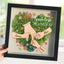 Personalized Shadow Box for Mom & Grandma Flower Shadow Box with Kids' Names | Mother's Day Gifts
