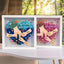 Personalized Shadow Box for Mom & Grandma Flower Shadow Box with Kids' Names | Mother's Day Gifts