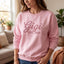 Custom Embroidered Grandma Mama Nana Mimi Sweatshirt & Hoodie with Kids Names on Sleeves Mother's Day Gift