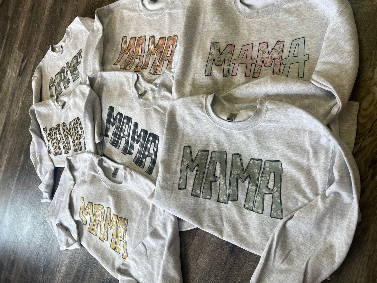 Custom Name Sweatshirts | Mother's Day Gifts for Mama & Grandma