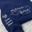 Custom Embroidered From Mom to Grandma Sweatshirt with Kids Names on Sleeves