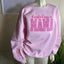 Custom Mama Glitter Embroidered Sweatshirt With Loving Children‘s Name | Mother's Day Gift