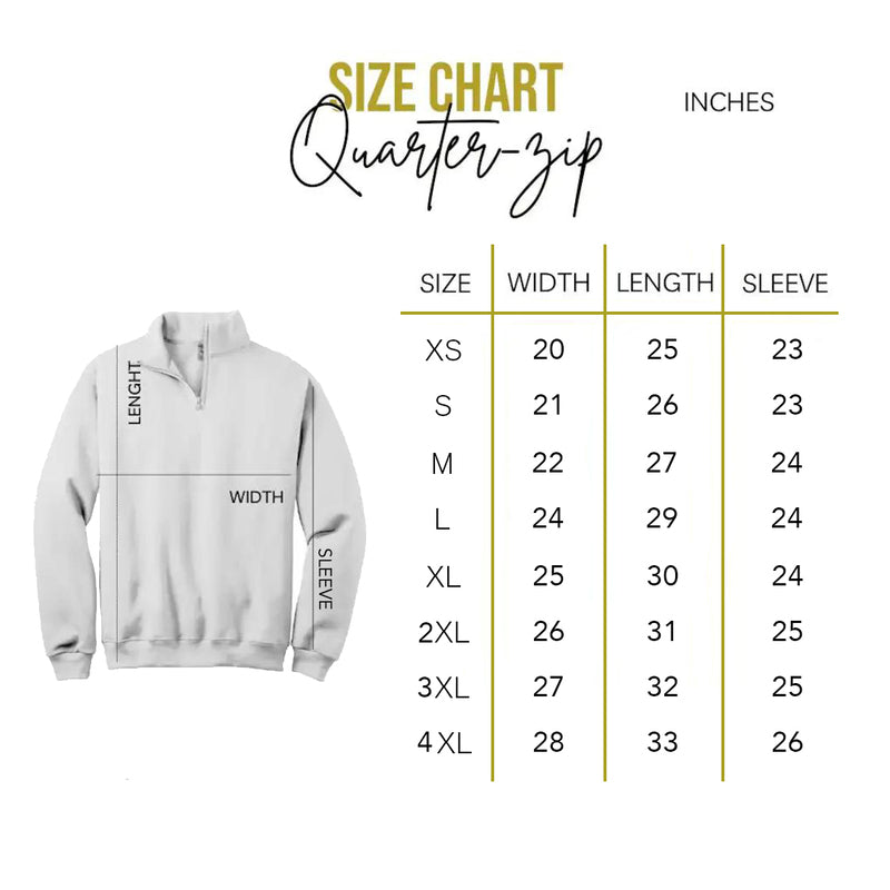Custom Photo Embroidered Quarter Zip Sweatshirt | Personalized Gift for Mom & Grandma