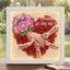 "Peony"-Personalized Mom Holding Hands  Shadow Box-Mother's Day Remembrance Frame, In Loving Memory Gift