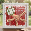 "White Carnation"-Personalized Mom Holding Hands Memorial Shadow Box-Mother's Day Remembrance Frame, In Loving Memory Gift